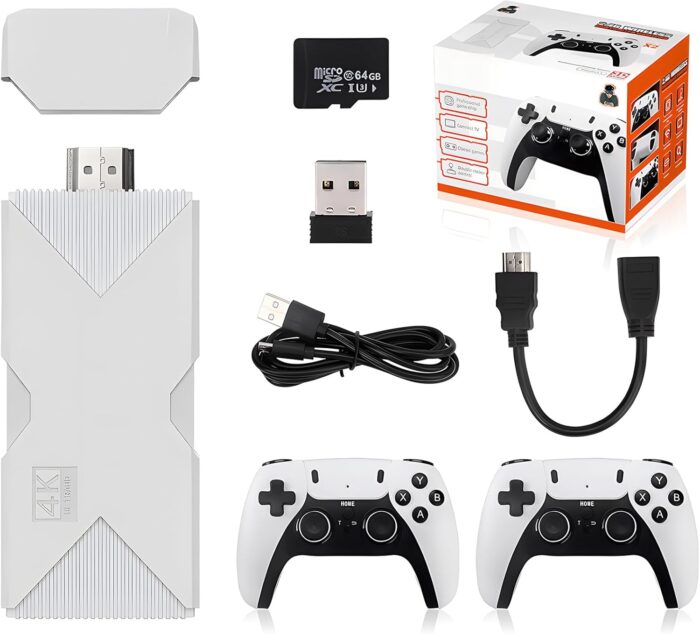 Retro Game Console with Dual 2.4G Wireless Game Stick, 37000+ Nostalgia Gaming Console Video Game Stick Classic Game System Vintage Game Stick Gaming Stick 4K High Definition HDMI Output for TV - Image 6