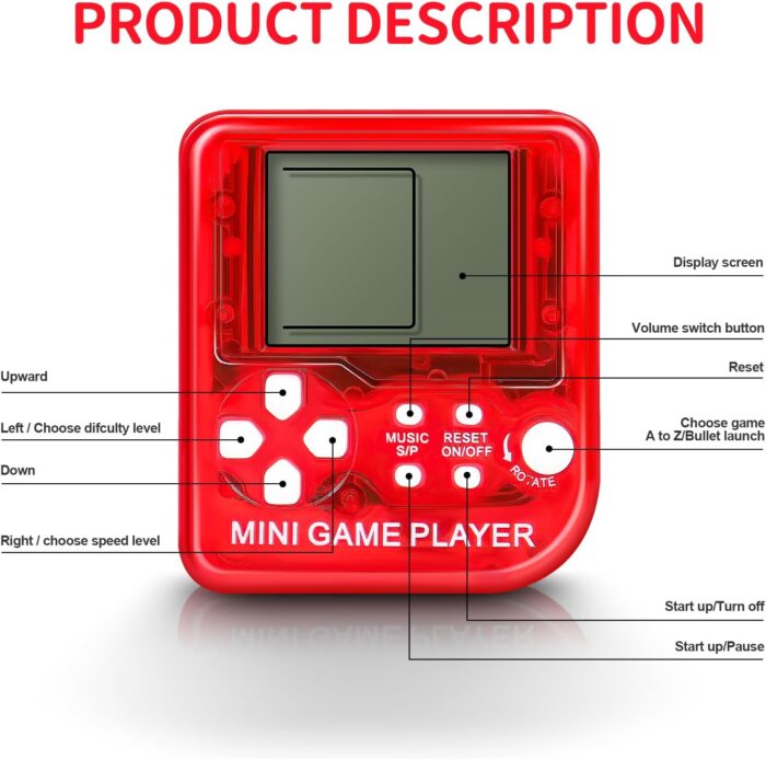 SSRMX 12Pcs Video Game Party Favors for Kids, Arcade Video Game Keychain Video Game Party Supplies - Image 2