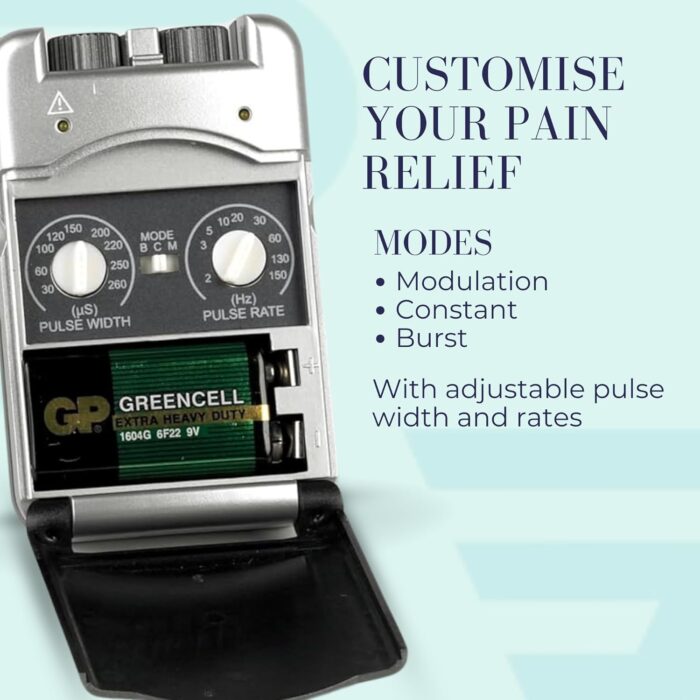 Performance Health TPN 200 Plus Dual Channel TENS Machine – Portable EMS Pain Relief Device for Back Pain, Sciatica, Labour and Period Cramps – Electrodes Included – Battery Operated - Image 7