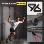 CLOUDFOUR Resistance Bands set of 12pcs, Workout Bands, Exercise Bands for Men and Women, Fitness Stretch Bands for Strength Training, Physical Therapy, Shape Body, Complete Home Workout Equipment - Image 4