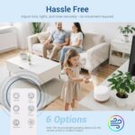 ASAKUKI 500ml Premium, Essential Oil Diffuser with Remote Control, 5 in 1 Ultrasonic Aromatherapy Fragrant Oil Humidifier Vaporizer, Timer and Auto-Off Safety Switch - Image 4
