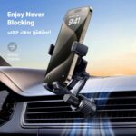 UGREEN Car Phone Holder Car Mount, [360° Swing Arm for Air Vent], One-hand Auto Lock, Metal Hook Mobile Holder, Fit for iPhone 16/15/14/13, Samsung S25/24/23/Z Flip, 4.7-7.2" Smartphone Accessories - Image 4