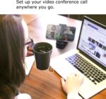 Universal Airplane in Flight Phone Mount. Handsfree Phone Holder for Desk with Multi-Directional Dual 360 Degree Rotation. Pocket Size Travel Essential Accessory for Flying. US Patented and Protected. - Image 8