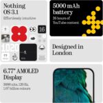 Nothing Phone (3a) 128 GB - mobile phone with 32 MP front camera, 30x ultra zoom, 50W fast charging and 6.77" FHD+ flexible AMOLED display - Black - Image 7