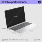 HP 15.6 inch Laptop, HD Display, 13th Generation Intel Core i5-1334U, 8 GB RAM, 512 GB SSD, Intel Iris Xe Graphics, Windows 11 Home, 15-fd (2024) - Image 5