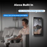MOES Smart Home Touchscreen Control(1-Switch Panel), In-wall Smart Panel with Alexa Built-in, Compatible with Smart Life devices, Manage and Control Home Devices and Scenes with Touch and Voice - Image 3