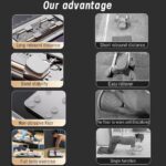 LENND Ab Roller Abs Workout Equipment: Multifunction Automatic Rebound Abdominal Wheel - Foldable Home Gym Exercise Fitness Equipment Push Up Board for Strength Training Core Workout - Image 3