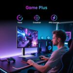 KTC 27 Inch 4K Gaming Monitor, Dual Mode UHD 160Hz & FHD 300Hz, Fast IPS, HDR 400, Adaptive Sync, HDMI 2.1 & DP 1.4, 90W Type-C, Height Vertical Adjustment PC Monitor, VESA, KVM Support, H27P6 - Image 8