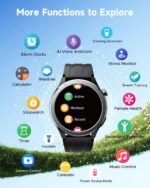 TRUEFREE Watch 1 Smart Watches for Men Women (Make/Answer Calls), 1.53" Fitness Tracker With Heart Rate SpO2 Sleep Stress Monitor 127 Sports Modes IP68 Waterproof, Smartwatch for iPhone Android Phones - Image 8