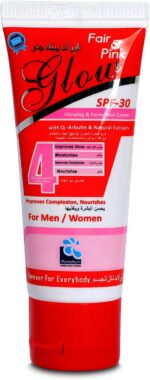 Pharmahealth Fair and Pink Glow SPF 30 Skin Glow, Skincare Cream: Natural Beauty Enhancement - Evens Tone, with Licorice & Vitamins C/E, 30ml