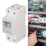 Cryfokt WiFi Smart Circuit Breaker, AC85-300V Multiple Protections Intuitive WiFi Remote Control Smart Energy Meter Switch 63A Real-time Display Smart Home - Image 2