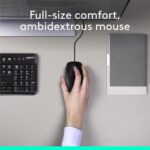 Logitech Desktop MK120 Mouse and keyboard Combo - Image 3