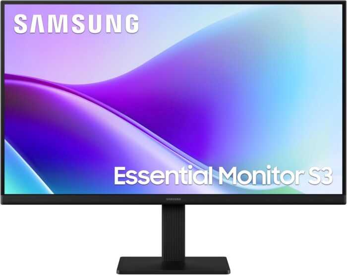 Samsung 24″ Essential Monitor S32GF FHD (1,920 x 1,080) 120Hz Refresh Rate 5Ms for Gaming and Office Use