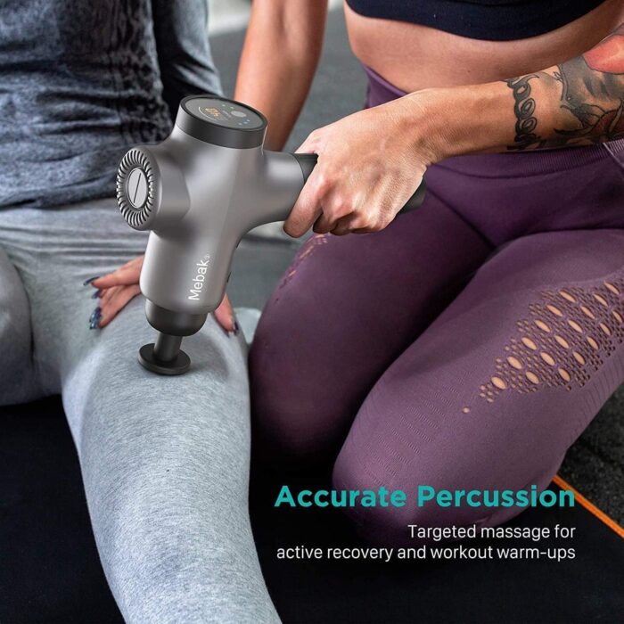 Mebak 3 Massage Gun, Massage Gun Deep Tissue for Athletes, Professional Muscle Percussion Massager Gun for Shoulder Leg Back Body Pain Relief, Quiet Portable Sport Massager, Gifts for Him - Image 8