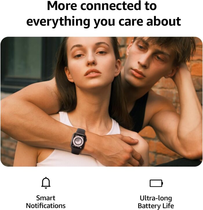 Smart Watch, 1.85" Smartwatch for Men Women (Answer/Make Call), Fitness Tracker with 140+ Sport Modes, IP68 Waterproof, Heart Rate/Sleep/Spo2 Monitor, Pedometer, Activity Tracker for Android iOS - Image 2