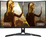Lenovo Legion R27fc-30 27 Inch Curved FullHD VA Panel, 240Hz (280Hz OD), 0.5 ms E-Sports Monitor with HDMI, DisplayPortP,FreeSync Premium,Tilt,Lift,Pivot,Swivel Stand - Image 2