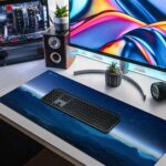 excovip Extended Gaming Mouse Pad XXL,Anti-Skid Mousepad Large Keyboard Mouse Pad Desk Mat with Stitched Edges 900x400mm 0139 - Image 6