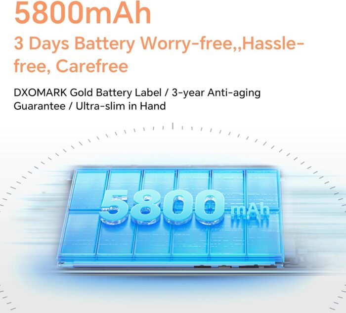 HONOR Magic6 Lite, Sim-Free Mobile Phones, 5G Smartphone, 8GB+256GB, 6,78” Anti-Drop 120Hz Display, 108MP Triple Rear Camera, 5300mAh Battery, Dual SIM, Android 13, Midnight Black - Image 6