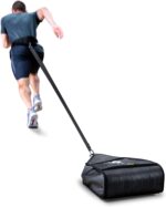 SKLZ Speed Sac, Variable-Weight Resistance Sled Trainer, Strength Training Equipment, Adjustable Leash & Waist Belt, Black, 4.54-13.6kg