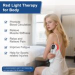 Yoveck Red Light Therapy Device, 4x980nm, 4x810nm, 16x660nm, Handheld Red Light Therapy for Body or Dogs Pain Relief, Joint Muscle, Ankle and More, for Pets, Near Infrared Light Therapy at Home - Image 4