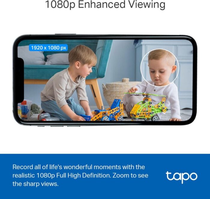 Tapo Mini Smart Security Camera, Indoor CCTV, Works with Alexa&Google Home, No Hub Required, 1080p, 2-Way Audio, Night Vision,Device Sharing (TC60) [Amazon Exclusive] No Monthly Fee - Image 3