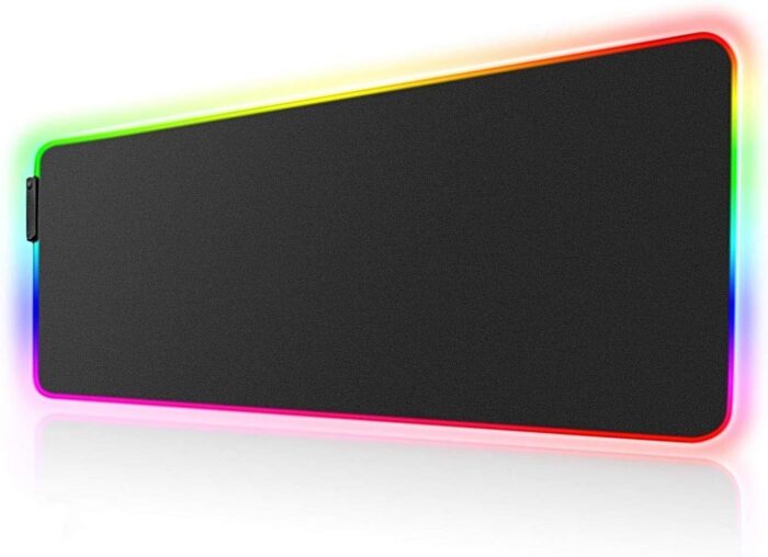 Goodstuff Rgb Gaming MoUSe Pad, Extra Large Soft Led Extended MoUSe Pad, Anti-Slip Rubber Base Computer Keyboard Mat