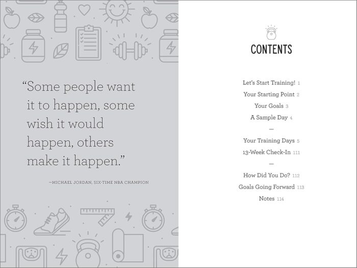 Zeitgeist Training for a Healthy Life: A Daily Food and Fitness Journal - Image 5