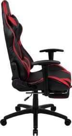 Flash Furniture X30 Gaming Chair Racing Office Ergonomic Computer Chair with Fully Reclining Back and Slide-Out Footrest in Red LeatherSoft - Image 8