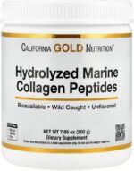 California Gold Nutrition, Hydrolyzed Marine Collagen Peptides, Unflavored, 7.05 oz (200 g)