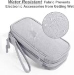 Portable Electronic Accessories Bag Organizer, Travel Gadgets Storage Case Pouch Cable Organizer compatible for Charger USB Cables SD Memory Cards Earphone Flash Hard Drive Phone Power Bank - Image 7