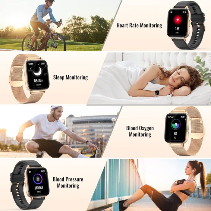 Nemheng Smart Watch for Women Men (Call Receive/Dial) Fitness Tracker Waterproof Smartwatch - Image 4