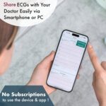 EMAY 6L Portable ECG Monitor | Record ECG and Heart Rate in 6 Channels | Compatible with Smartphone and PC | No Subscription Required - Image 6