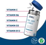 Applied Nutrition Biotin & Marine Collagen for Healthy Hair Growth, Skin & Nails Supplement with 10000 mcg Biotin - Vitamin B7, Zinc, Ashwagandha and Vitamin Blend (60 Capsules - 30 Servings) - Image 6