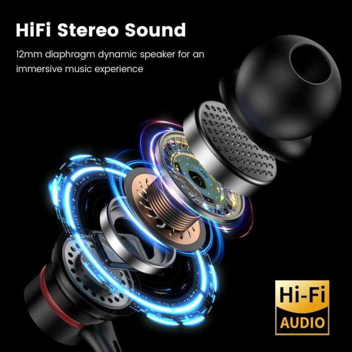 MOSWAG USB Type C Headphones, USB Type C Earbuds in-Ear Wired Earphones with Microphone for Apple iPhone 15 Pro Max, Samsung Galaxy S23 S24 FE Ultra, Google Pixel 9 8-2Pack - Image 3