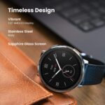 Active 2 premium version Smart Watch 44mm, 10 Day Battery, Fitness Tracker, Sleep Monitor, GPS Maps, 160+ Sport Modes,Water Resistant, Black Leather Premium Strap, With 2 straps leather & normal. - Image 2