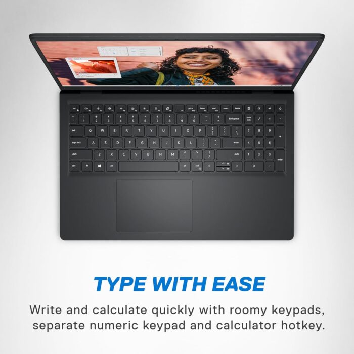 Dell Inspiron 3530 Laptop - 15.6-inch FHD (1920 x 1080) Touchscreen Display, Intel Core i5-1335U, 16GB DDR4 RAM, 512GB SSD, Intel Iris Xe Graphics, Windows 11 Home - Carbon Black - Image 3