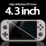 SJWOW M17 Retro Handheld Game Console with 20000+ Games, 4.3-inch IPS Screen Video Games Consoles, Open Source Linux System Retro Gaming Console, Portable Game Console - 128G - Image 3