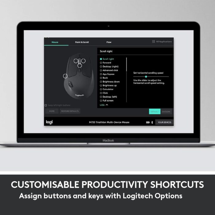 Logitech MK850 Performance Wireless Keyboard and Mouse Combo Black - Image 5