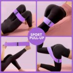 SKY-TOUCH Resistance Bands Fabric,Exercise Bands Non Slip Hip Elastic Bands For Hip, Legs, Butt, Glutes And Thighs Workout, Thick Wide Fitness Loop Circle Resistance Bands, Set Of 3 Pack, Multicolor - Image 6
