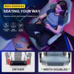 GTPLAYER Gaming Chair, Computer Office Chair with Pocket Spring Cushion, Linkage Armrests and Footrest, High Back Ergonomic Computer Chair with Lumbar Support Task Chair with Footrest - Image 4