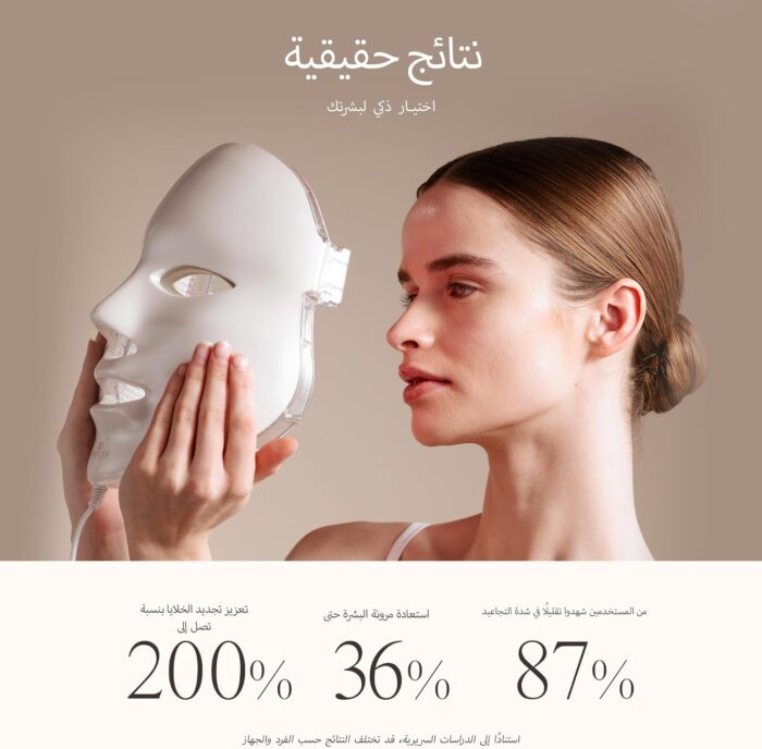 Project E Beauty Skin Rejuvenation Photon Mask | 7 Color LED Photon Light Therapy Treatment Anti-aging Wrinkles Fine Lines Tightening Facial Daily Skin Care - Image 4