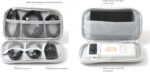 Travel Electronics Organizer with Double Layers – Durable Cable Case for USB, Charger, Earphones & Accessories (Gray) - Image 5
