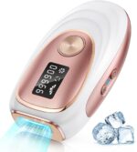 LYSMOSKI Laser Hair Removal, IPL Hair Removal with Ice-Cooling System for Painless & Long-Lasting Result, Safe At-Home Hair Remover Device for Armpits Back Legs Arms Face Bikini Line