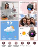 Smart Watches For Women(Make/Answer Call)，1.27" Activity Fitness Tracker Smartwatch For Android iOS 100+ Sport Modes Blood Pressure/Heart Rate/Sleep Monitor/Pedometerstep IP67 Waterproof -Rose Gold - Image 6