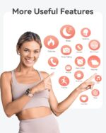 Parsonver Smart Watch for Women(Call Receive/Dial), 1.43" Smart Watch for Android iPhone Phones Fitness Tracker Watch with Sleep Health Monitor Calorie Step Tracking 100+ Sport Modes IP68 Waterproof - Image 8