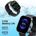 Smart Watch(Answer/Make Call), 1.91" Smartwatch for Men Women, NEW Fitness Watch with 110+ Sport Modes, Fitness Activity Tracke with Pedometer/Sleep Monitor/Heart Rate/IP68 Waterproof, for Android iOS - Image 7
