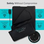REVIIV Far Infrared Sauna Blanket with Insert Towel - v2.0 New & Improved! Longer Cable Low EMF | Portable Infrared Saunas for Home Therapy, Detox - Infared Blanket Sauna 85–185 °F Temp Range - Image 2