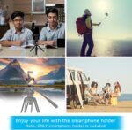 SharingMoment Premium Smartphone Holder/Vertical and Horizontal Tripod Mount Adapter Rotatable Bracket with 1/4 Inch Screw/Adjustable Clip for iPhone, Android Cell Phone, Selfie Stick, Camera Stand - Image 3