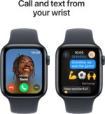 Apple Watch SE (2nd Gen) GPS 44mm Smartwatch with Midnight Aluminium Case with Midnight Sport Band - M/L. Fitness and Sleep Trackers, Crash Detection, Heart Rate Monitor, Retina Display - Image 4