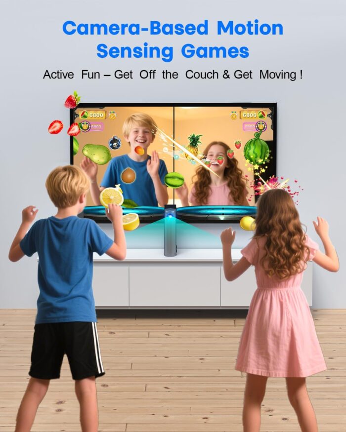 MetFut AR Motion Gaming Console for Kids & Families – Plug & Play Video Game System for Indoor Physical Play & Interactive Family Fun. Great for Gifts, Game Nights, Parties, Playtime and Playdates - Image 3